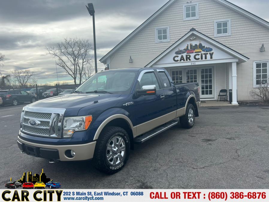 2010 Ford F-150 4WD SuperCab 145" Lariat, available for sale in East Windsor, Connecticut | Car City LLC. East Windsor, Connecticut