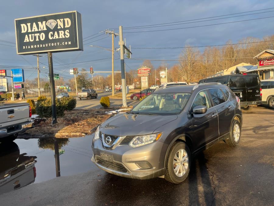 2016 Nissan Rogue AWD 4dr SV, available for sale in Vernon, Connecticut | TD Automotive Enterprises LLC DBA Diamond Auto Cars. Vernon, Connecticut