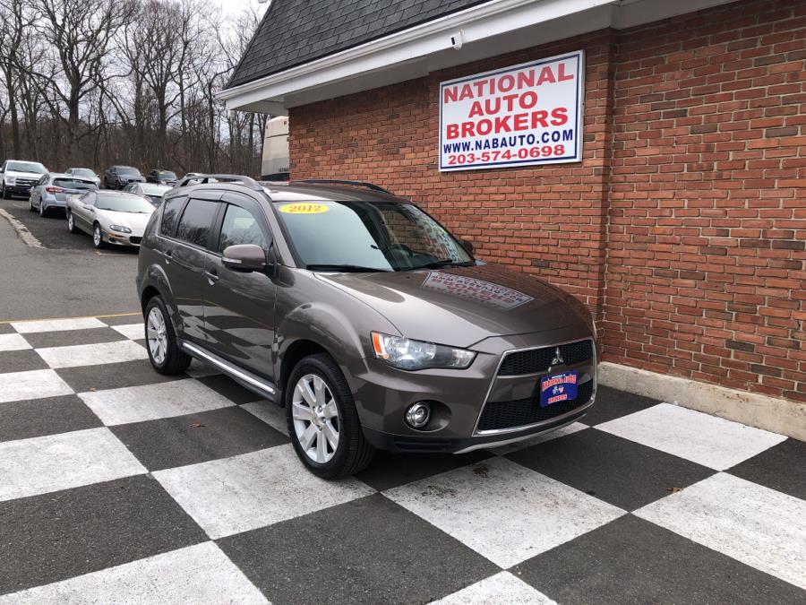 2012 Mitsubishi Outlander 4WD 4dr SE, available for sale in Waterbury, Connecticut | National Auto Brokers, Inc.. Waterbury, Connecticut