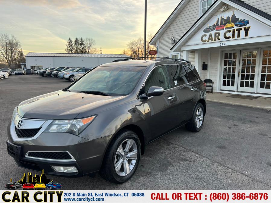 2011 Acura MDX AWD 4dr Tech Pkg, available for sale in East Windsor, Connecticut | Car City LLC. East Windsor, Connecticut