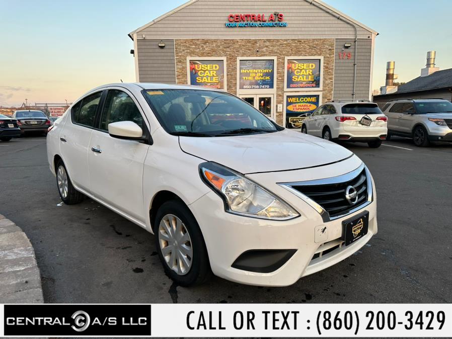 2018 Nissan Versa Sedan SV CVT, available for sale in East Windsor, Connecticut | Central A/S LLC. East Windsor, Connecticut