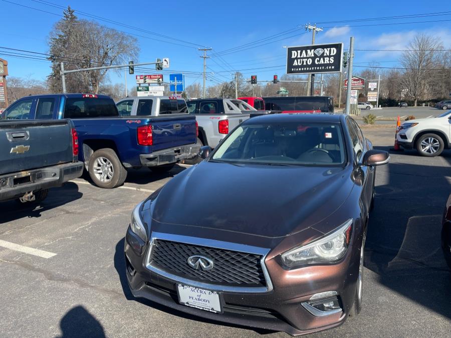 2018 INFINITI Q50 3.0t LUXE AWD, available for sale in Vernon, Connecticut | TD Automotive Enterprises LLC DBA Diamond Auto Cars. Vernon, Connecticut