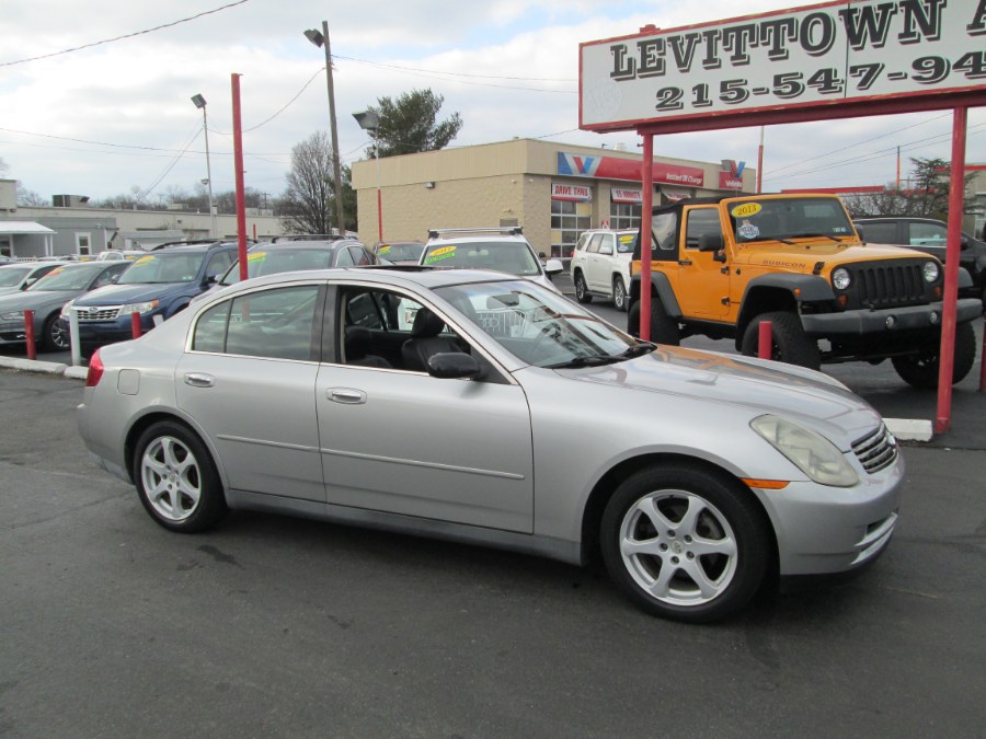 2003 Infiniti G35 Sedan 4dr Sdn Auto w/Leather, available for sale in Levittown, Pennsylvania | Levittown Auto. Levittown, Pennsylvania