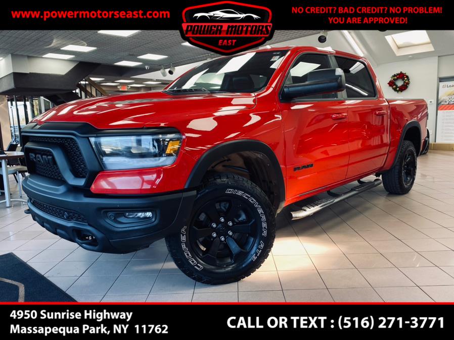 2021 Ram 1500 Rebel 4x4 Crew Cab 5''7" Box, available for sale in Massapequa Park, New York | Power Motors East. Massapequa Park, New York