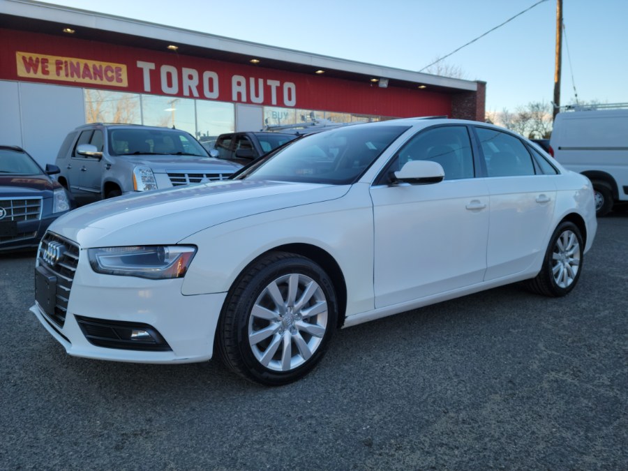 2013 Audi A4 4dr Sdn Auto quattro 2.0T Premium, available for sale in East Windsor, Connecticut | Toro Auto. East Windsor, Connecticut