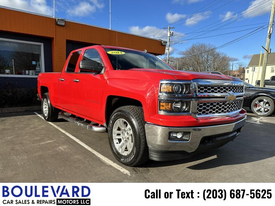 2014 Chevrolet Silverado 1500 Double Cab LT Pickup 4D 6 1/2 ft, available for sale in New Haven, Connecticut | Boulevard Motors LLC. New Haven, Connecticut