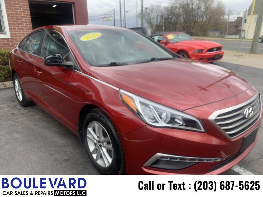 2015 Hyundai Sonata SE Sedan 4D, available for sale in New Haven, Connecticut | Boulevard Motors LLC. New Haven, Connecticut