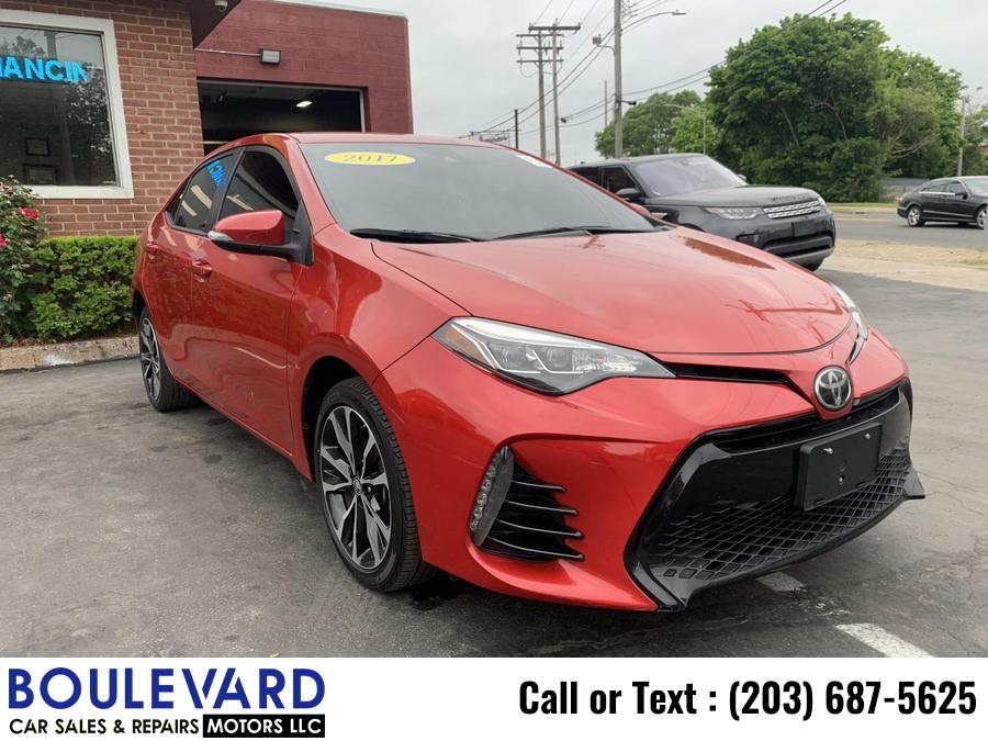 2017 Toyota Corolla SE Sedan 4D, available for sale in New Haven, Connecticut | Boulevard Motors LLC. New Haven, Connecticut