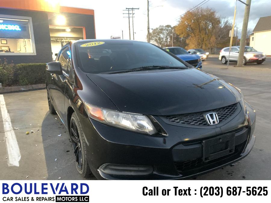 2012 Honda Civic EX Coupe 2D, available for sale in New Haven, Connecticut | Boulevard Motors LLC. New Haven, Connecticut