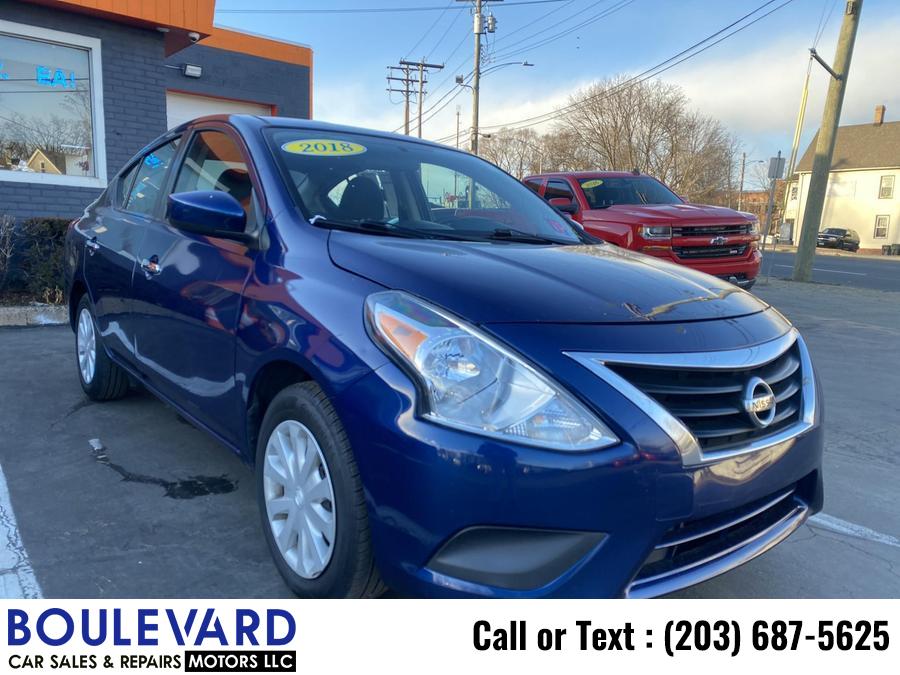 2018 Nissan Versa SV Sedan 4D, available for sale in New Haven, Connecticut | Boulevard Motors LLC. New Haven, Connecticut