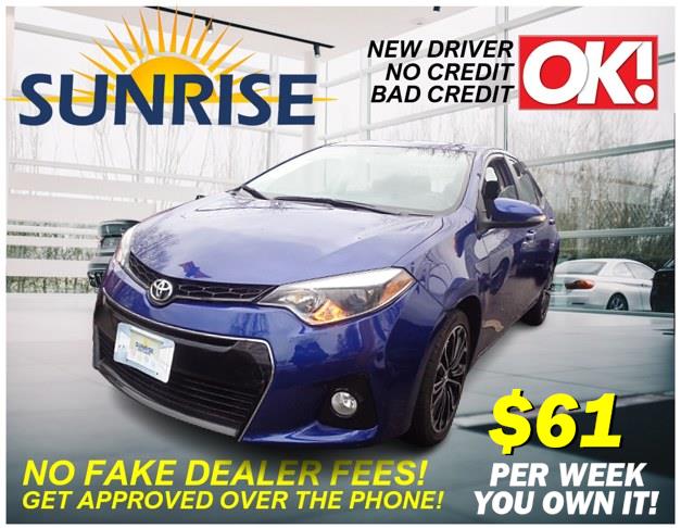 2016 Toyota Corolla S Plus. CLEAN CARFAX! LOW MILES!, available for sale in Rosedale, New York | Sunrise Auto Sales. Rosedale, New York