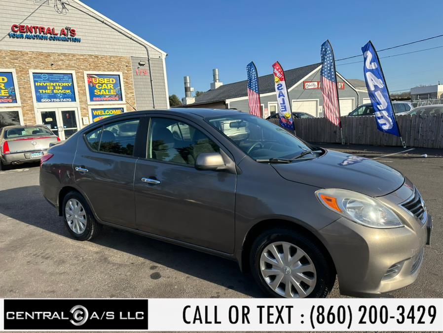 2013 Nissan Versa 4dr Sdn CVT 1.6 SV, available for sale in East Windsor, Connecticut | Central A/S LLC. East Windsor, Connecticut