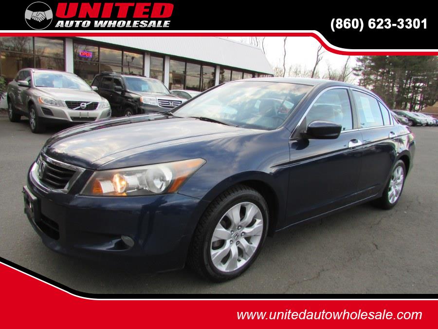 2009 Honda Accord Sdn 4dr V6 Auto EX-L, available for sale in East Windsor, Connecticut | United Auto Sales of E Windsor, Inc. East Windsor, Connecticut