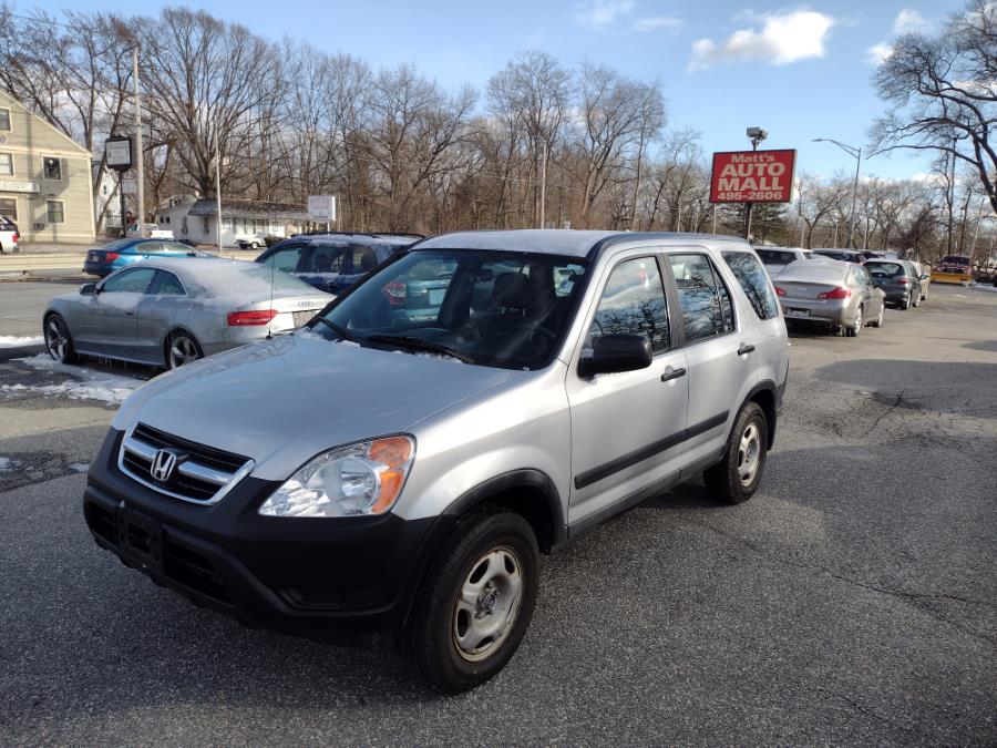 2002 Honda CR-V 4WD LX Auto, available for sale in Chicopee, Massachusetts | Matts Auto Mall LLC. Chicopee, Massachusetts