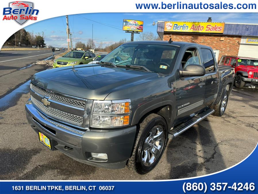 2011 Chevrolet Silverado 1500 4WD Crew Cab 143.5" LT, available for sale in Berlin, Connecticut | Berlin Auto Sales LLC. Berlin, Connecticut