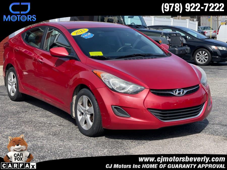 2013 Hyundai Elantra 4dr Sdn Man GLS, available for sale in Beverly, Massachusetts | CJ Motors Inc. Beverly, Massachusetts