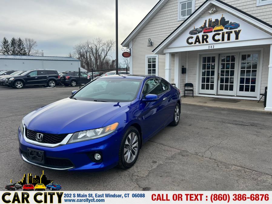 2013 Honda Accord Coupe 2dr I4 Auto EX-L w/Navi, available for sale in East Windsor, Connecticut | Car City LLC. East Windsor, Connecticut