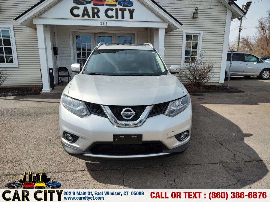 2015 Nissan Rogue AWD 4dr SV, available for sale in East Windsor, Connecticut | Car City LLC. East Windsor, Connecticut