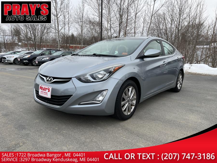 2015 Hyundai Elantra 4dr Sdn Auto SE (Alabama Plant), available for sale in Bangor , Maine | Pray's Auto Sales . Bangor , Maine