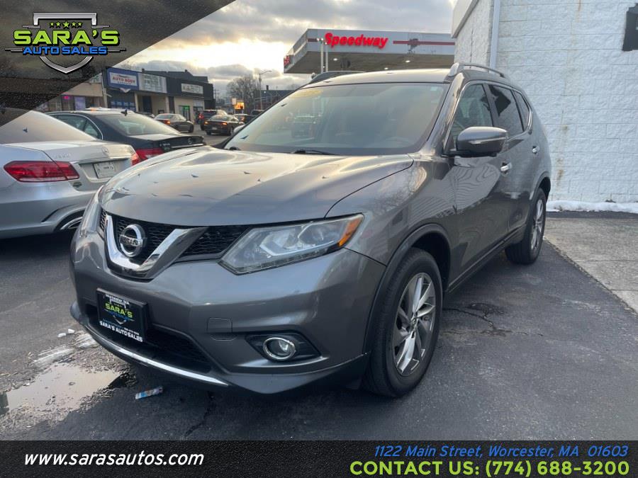 2015 Nissan Rogue AWD 4dr SL, available for sale in Worcester, Massachusetts | Sara's Auto Sales. Worcester, Massachusetts