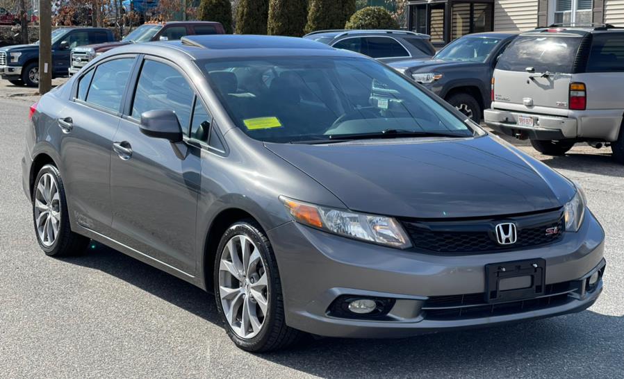2012 Honda Civic Sdn 4dr Man Si w/Summer Tires, available for sale in Ashland, Massachusetts | New Beginning Auto Service Inc. Ashland, Massachusetts