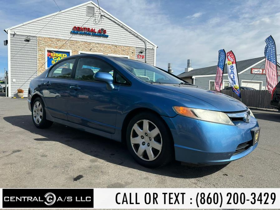 2007 Honda Civic Sdn 4dr AT LX, available for sale in East Windsor, Connecticut | Central A/S LLC. East Windsor, Connecticut
