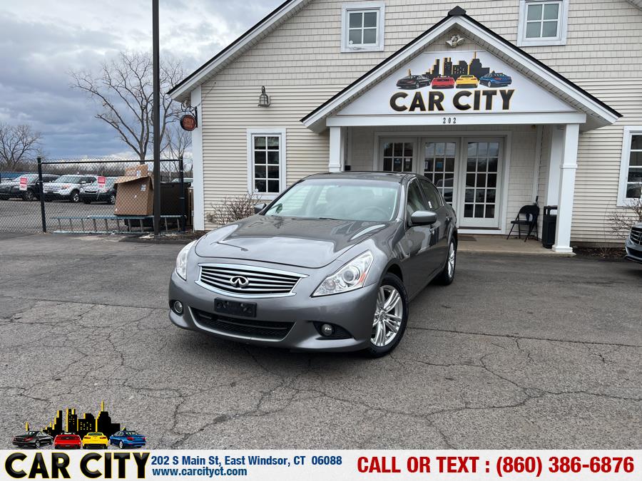 2013 Infiniti G37 Sedan 4dr x AWD, available for sale in East Windsor, Connecticut | Car City LLC. East Windsor, Connecticut
