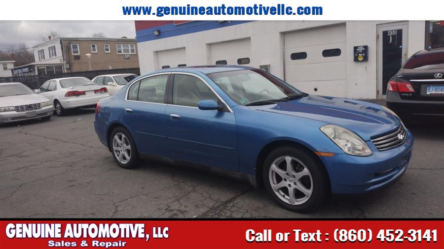 2004 Infiniti G35 Sedan 4dr Sdn AWD Auto w/Leather, available for sale in East Hartford, Connecticut | Genuine Automotive LLC. East Hartford, Connecticut