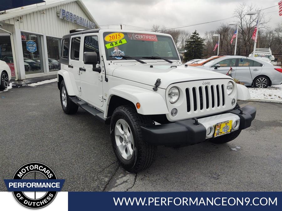 2015 Jeep Wrangler Unlimited 4WD 4dr Sahara, available for sale in Wappingers Falls, New York | Performance Motor Cars. Wappingers Falls, New York