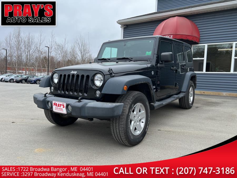 2015 Jeep Wrangler Unlimited 4WD 4dr Sport, available for sale in Bangor , Maine | Pray's Auto Sales . Bangor , Maine