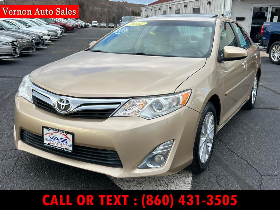 2012 Toyota Camry 4dr Sdn V6 Auto XLE (Natl), available for sale in Manchester, Connecticut | Vernon Auto Sale & Service. Manchester, Connecticut