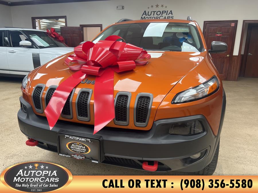 2014 Jeep Cherokee 4WD 4dr Trailhawk, available for sale in Union, New Jersey | Autopia Motorcars Inc. Union, New Jersey 2014 Jeep Cherokee 4WD 4dr Trailhawk, available for sale in Union, New Jersey | Autopia Motorcars Inc. Union, New Jersey