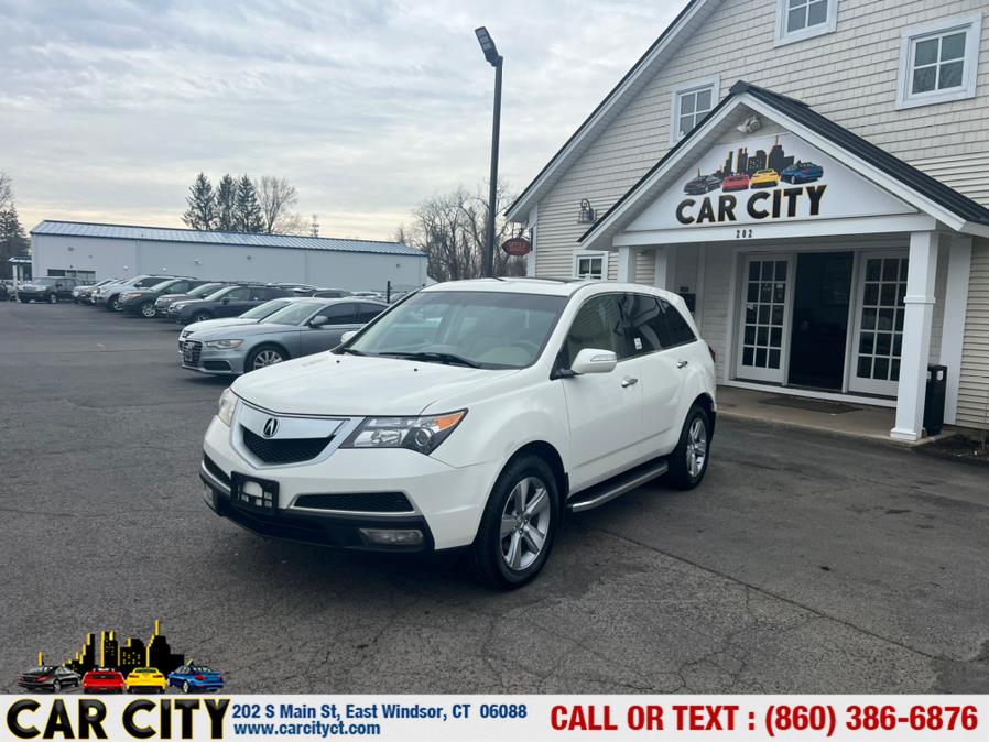 2012 Acura MDX AWD 4dr Tech Pkg, available for sale in East Windsor, Connecticut | Car City LLC. East Windsor, Connecticut