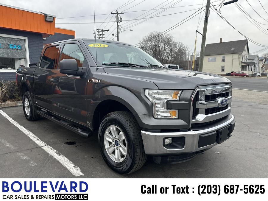 2015 Ford F150 Supercrew Cab XLT Pickup 4D 5 1/2 ft, available for sale in New Haven, Connecticut | Boulevard Motors LLC. New Haven, Connecticut
