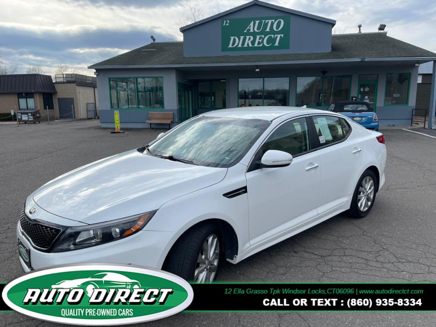 2015 Kia Optima 4dr Sdn EX, available for sale in Windsor Locks, Connecticut | Auto Direct LLC. Windsor Locks, Connecticut