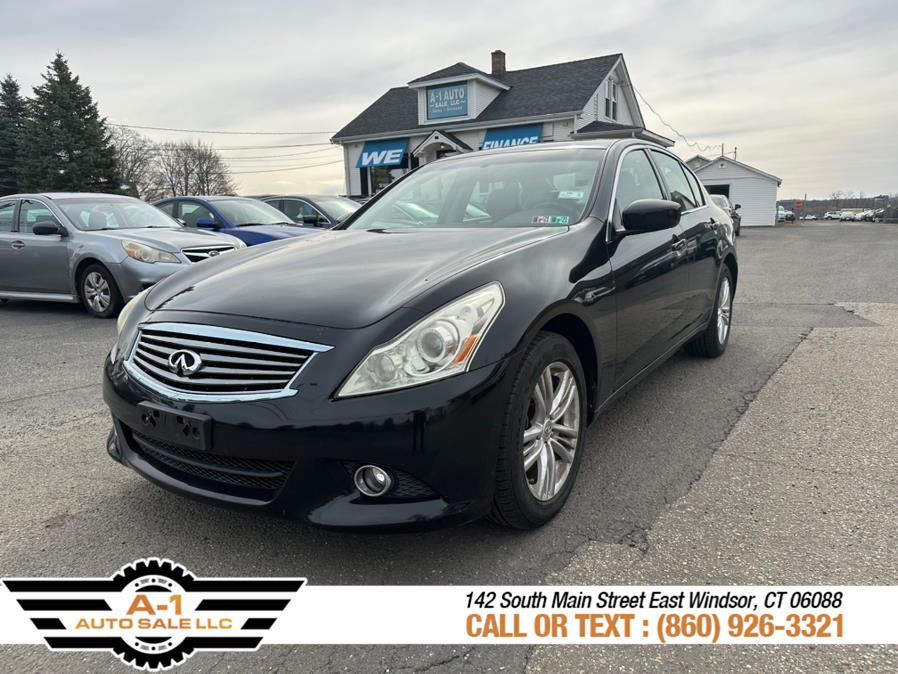 2010 Infiniti G37 Sedan 4dr x AWD, available for sale in East Windsor, Connecticut | A1 Auto Sale LLC. East Windsor, Connecticut