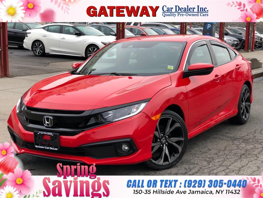 2020 Honda Civic Sedan Sport CVT, available for sale in Jamaica, New York | Gateway Car Dealer Inc. Jamaica, New York