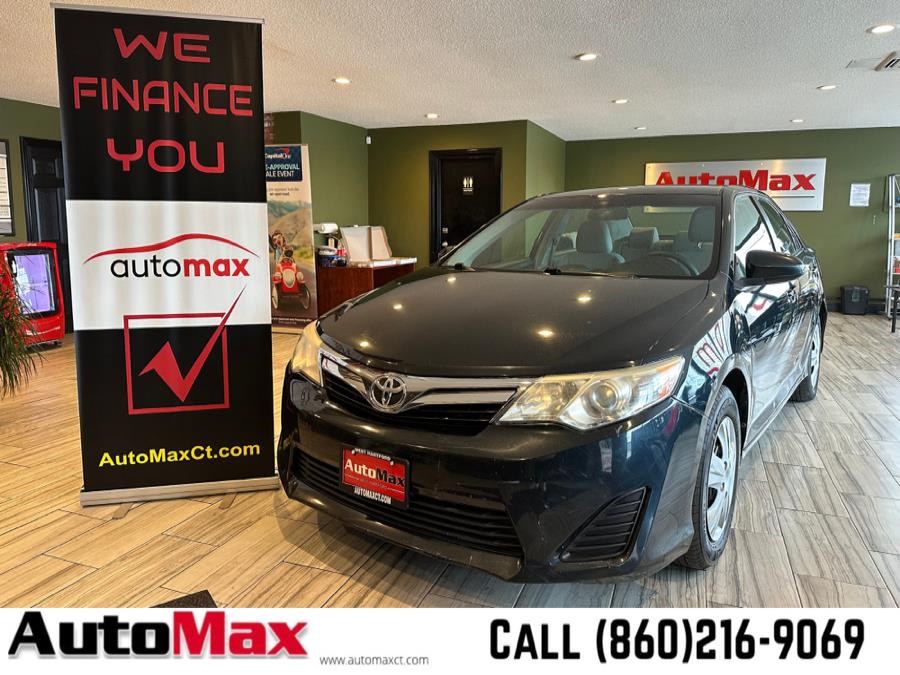 2013 Toyota Camry 4dr Sdn I4 Auto LE (Natl), available for sale in West Hartford, Connecticut | AutoMax. West Hartford, Connecticut