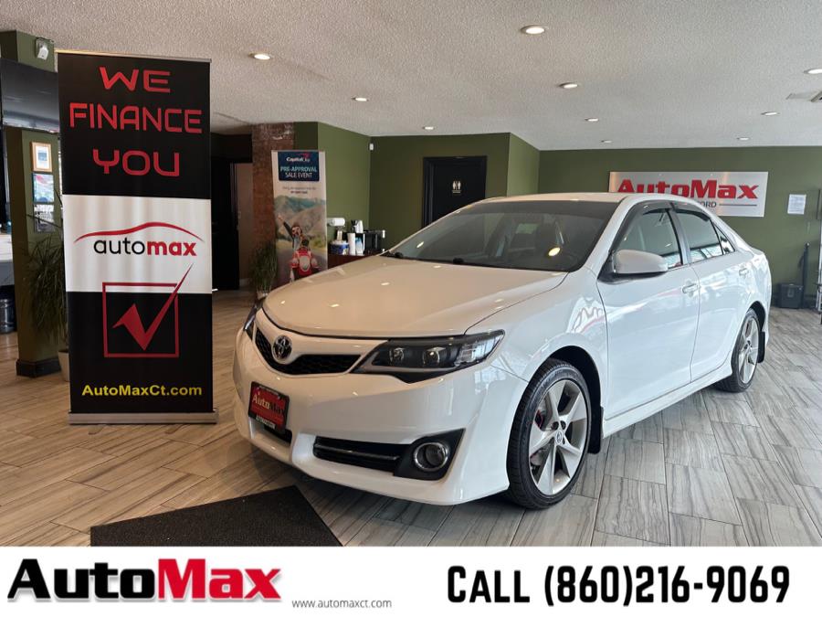 2012 Toyota Camry 4dr Sdn V6 Auto SE (Natl), available for sale in West Hartford, Connecticut | AutoMax. West Hartford, Connecticut