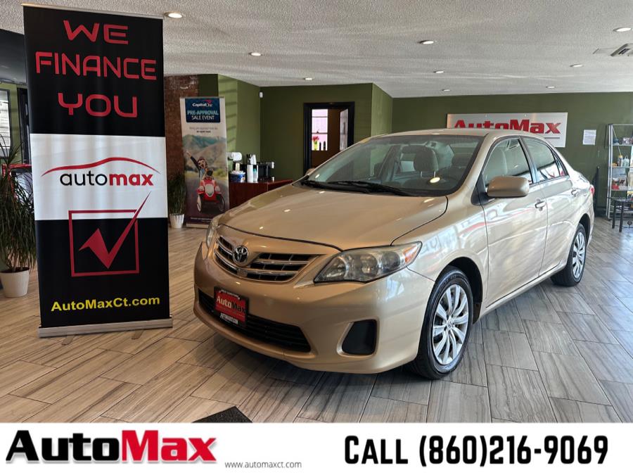 2013 Toyota Corolla 4dr Sdn Auto LE, available for sale in West Hartford, Connecticut | AutoMax. West Hartford, Connecticut