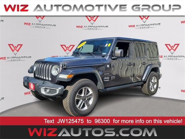 2018 Jeep Wrangler Unlimited Sahara, available for sale in Stratford, Connecticut | Wiz Leasing Inc. Stratford, Connecticut
