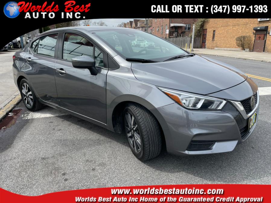 2021 Nissan Versa SV CVT, available for sale in Brooklyn, New York | Worlds Best Auto Inc. Brooklyn, New York