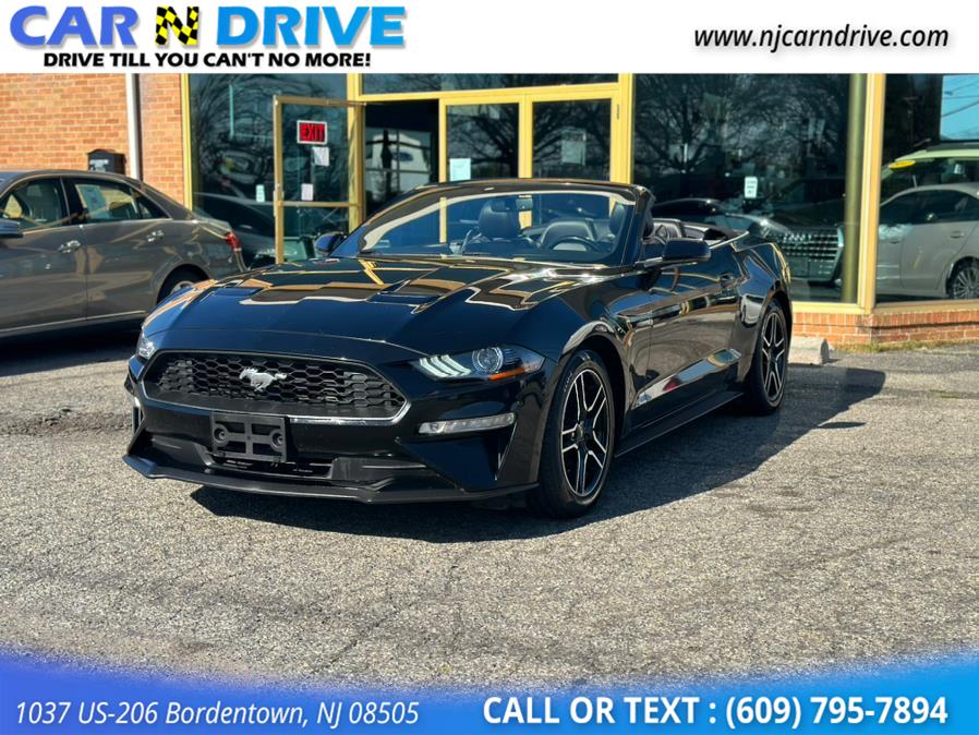 2020 Ford Mustang EcoBoost Premium Convertible, available for sale in Burlington, New Jersey | Car N Drive. Burlington, New Jersey