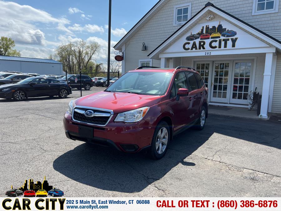 2015 Subaru Forester 4dr CVT 2.5i Premium PZEV, available for sale in East Windsor, Connecticut | Car City LLC. East Windsor, Connecticut