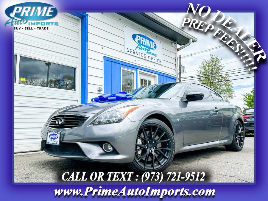 2015 INFINITI Q60 Coupe 2dr Auto Journey RWD, available for sale in Bloomingdale, New Jersey | Prime Auto Imports. Bloomingdale, New Jersey 2015 INFINITI Q60 Coupe 2dr Auto Journey RWD, available for sale in Bloomingdale, New Jersey | Prime Auto Imports. Bloomingdale, New Jersey