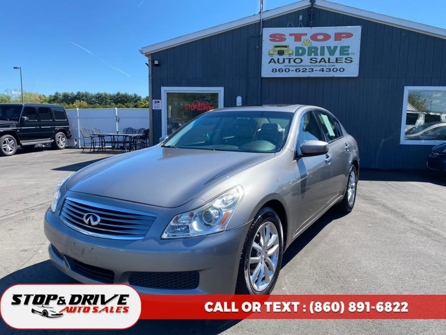 2009 Infiniti G37 Sedan 4dr x AWD, available for sale in East Windsor, Connecticut | Stop & Drive Auto Sales. East Windsor, Connecticut