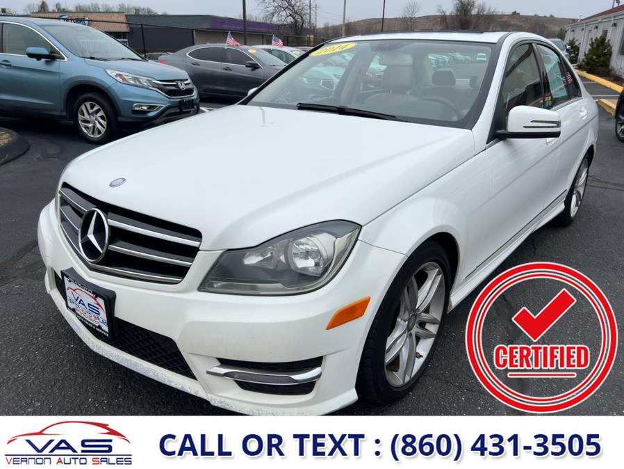 2014 Mercedes-Benz C-Class 4dr Sdn C300 Sport 4MATIC, available for sale in Manchester, Connecticut | Vernon Auto Sale & Service. Manchester, Connecticut