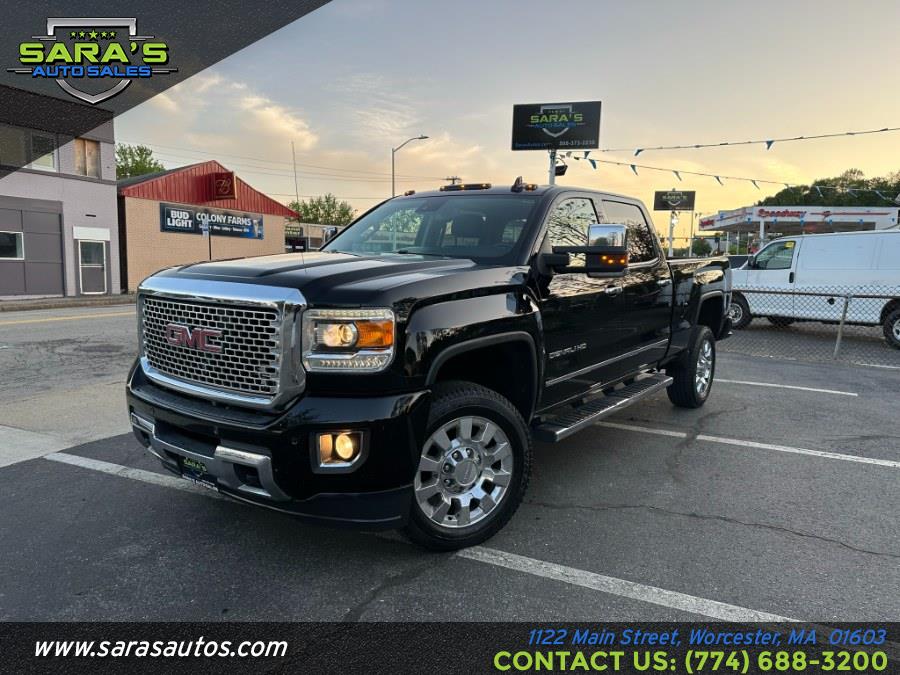 2015 GMC Sierra 2500HD available WiFi 4WD Crew Cab 153.7" Denali, available for sale in Worcester, Massachusetts | Sara's Auto Sales. Worcester, Massachusetts