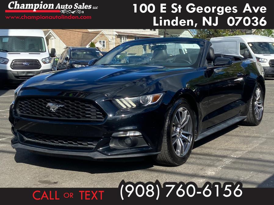 2017 Ford Mustang EcoBoost Premium Convertible, available for sale in Linden, New Jersey | Champion Auto Sales. Linden, New Jersey