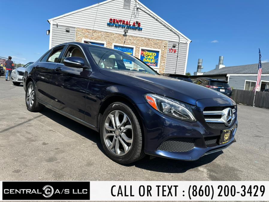 2015 Mercedes-Benz C-Class 4dr Sdn C 300 Luxury 4MATIC, available for sale in East Windsor, Connecticut | Central A/S LLC. East Windsor, Connecticut
